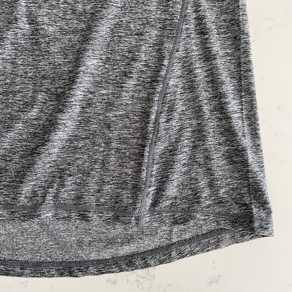 Reebok Training Perfect Cap Sleeve V Neck Slim Top Black Heather Sz XS NWT - Picture 4 of 13